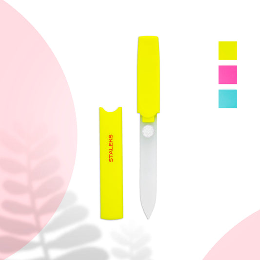 Nail file glass in plastic case Beauty & Care 13 128 mm