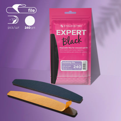 Replaceable abrasive kit (polishing file) for crescent file EXPERT 41 240 grit (10 pcs)