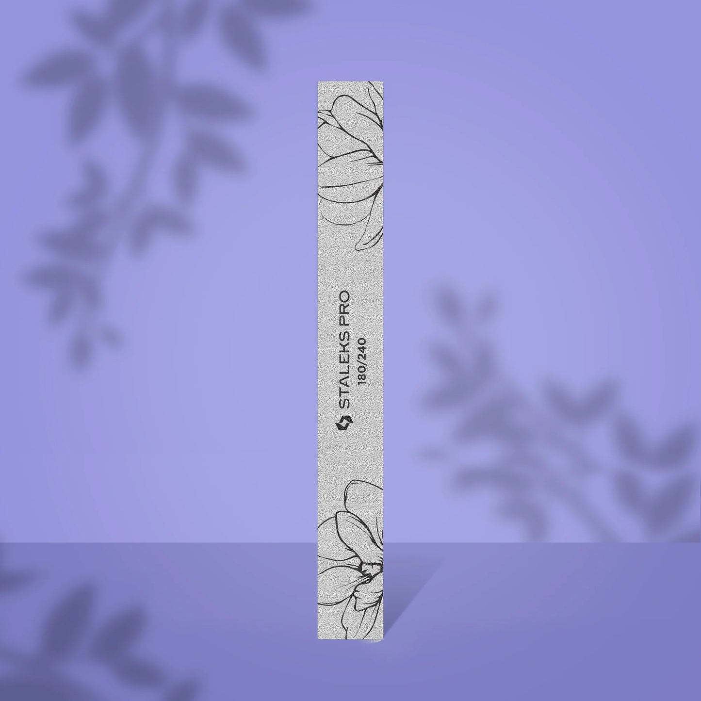 Straight mineral nail file STALEKS PRO EXPERT 20 180/240 grit (25 pcs)