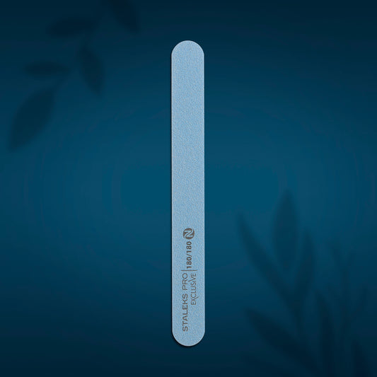 Mineral straight nail file EXCLUSIVE without foam 180/180 grit