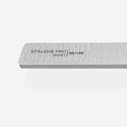 Mineral broad straight nail file SMART 80/100 grit, (5 pcs.), set