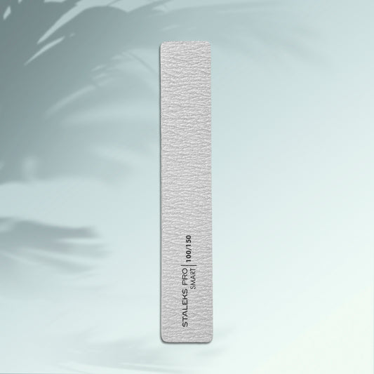 Mineral broad straight nail file SMART 100/150 grit, (5 pcs.), set