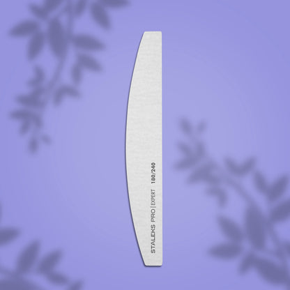 Mineral crescent nail file  EXPERT 180/240 grit