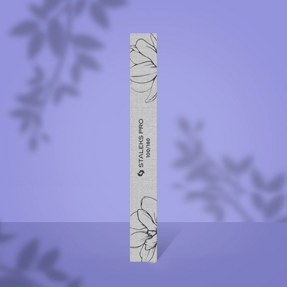 Straight Nail File 100/180 grit 25 pcs EXPERT 20 Staleks