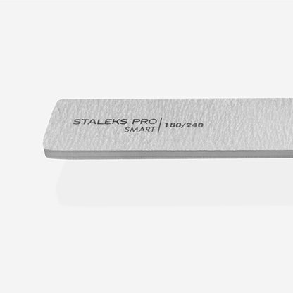 Mineral broad straight nail file SMART 180/240 grit, (5 pcs.), set