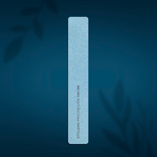 Mineral broad straight nail file EXCLUSIVE 100/100 grit