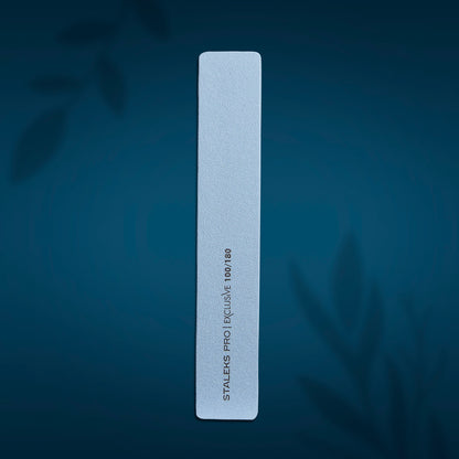 Mineral broad straight nail file EXCLUSIVE 100/180 grit