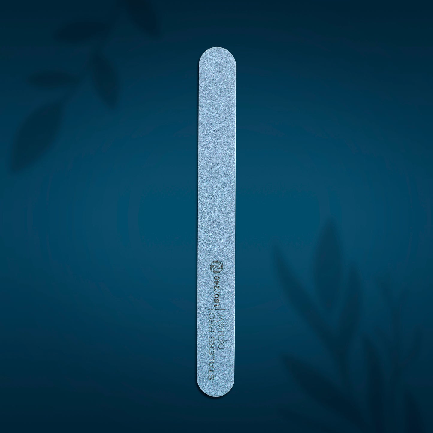 Mineral straight nail file EXCLUSIVE without foam 180/240 grit