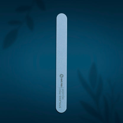 Mineral straight nail file EXCLUSIVE without foam 180/240 grit