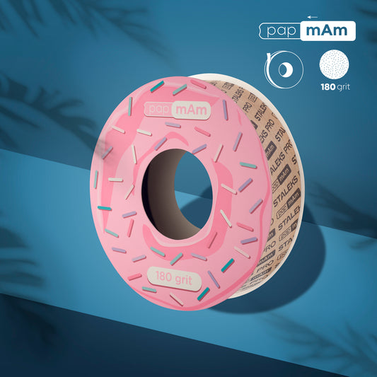 Refill roll for nail file papmAm (without plastic case) Bobbinail STALEKS PRO 180 grit  (7meters) image 0