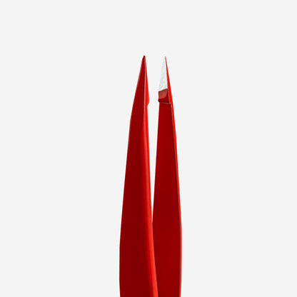 Eyebrow tweezers EXPERT 11 TYPE 5 (point) red colour image 1