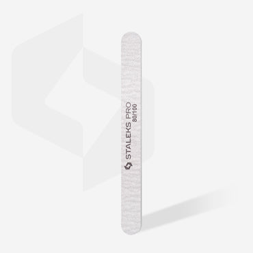 Set mineral straight nail file SMART 80/100 grit, (5 pc.)