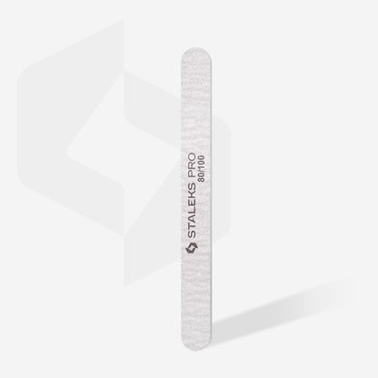 Set mineral straight nail file SMART 80/100 grit, (5 pc.)