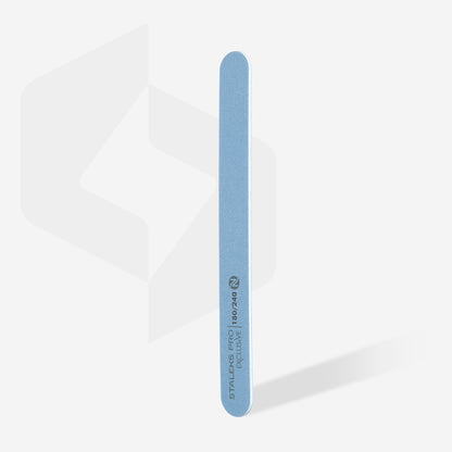 Mineral straight nail file EXCLUSIVE without foam 180/240 grit