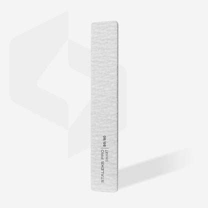 Mineral broad straight nail file SMART 80/80 grit, (5 pcs.), set