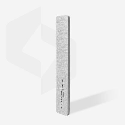 Mineral broad straight nail file SMART 100/150 grit, (5 pcs.), set