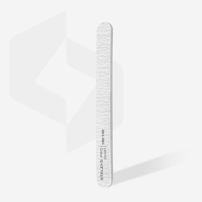 Set mineral straight nail file SMART 100/100 grit, (5 pc.)