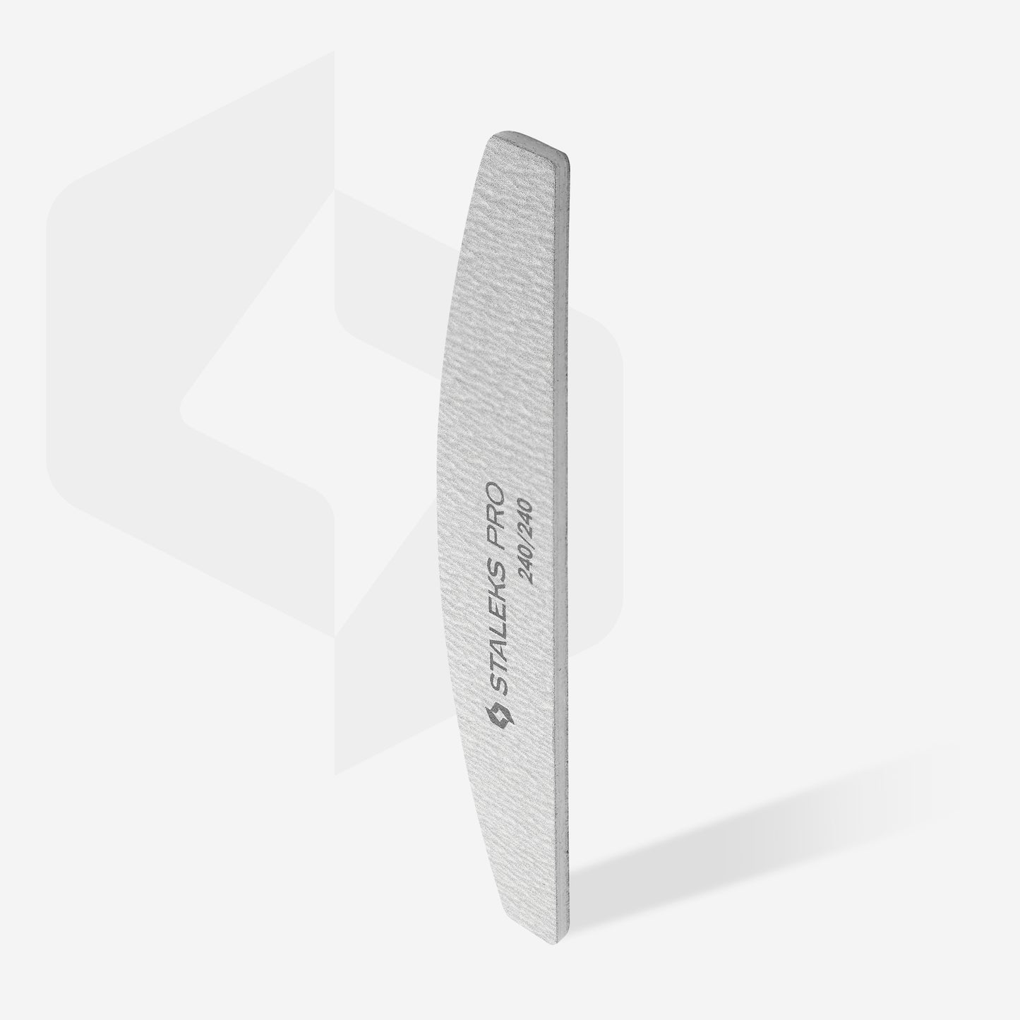 Set mineral crescent nail file SMART 240/240 grit, (5 pc.)