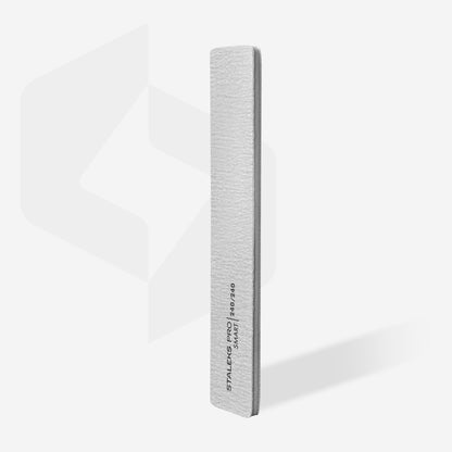 Mineral broad straight nail file SMART 240/240 grit, (5 pcs.), set