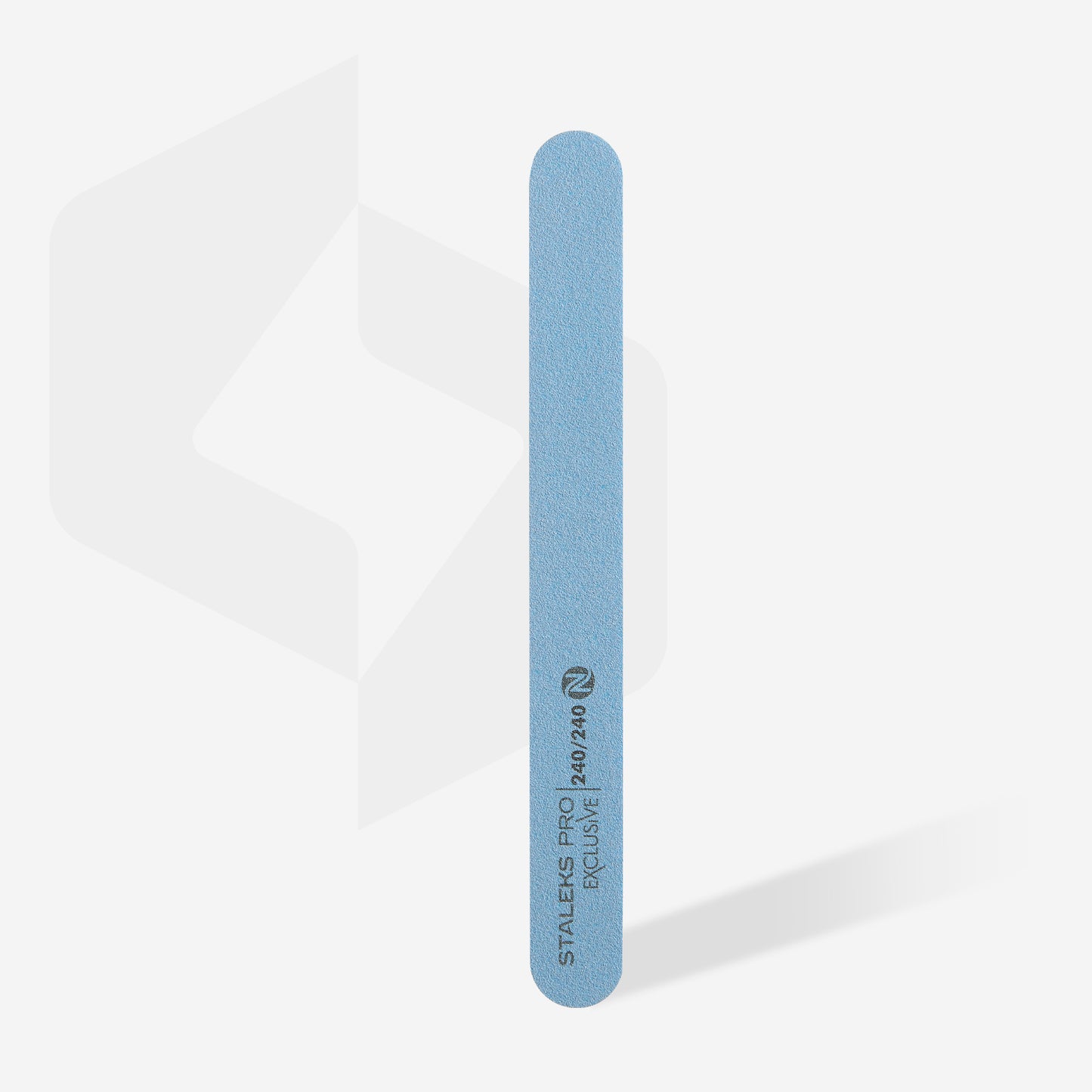 Mineral straight nail file EXCLUSIVE without foam 240/240 grit