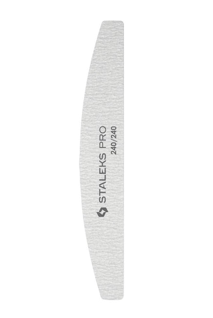 Set mineral crescent nail file SMART 240/240 grit, (5 pc.) image 1