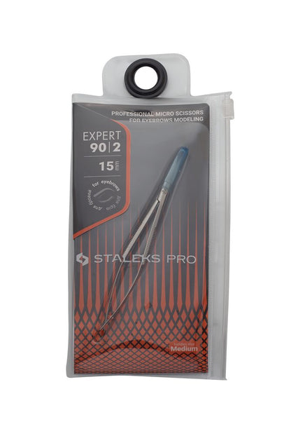 Professional micro scissors for eyebrows modeling EXPERT 90 TYPE 2 image 4