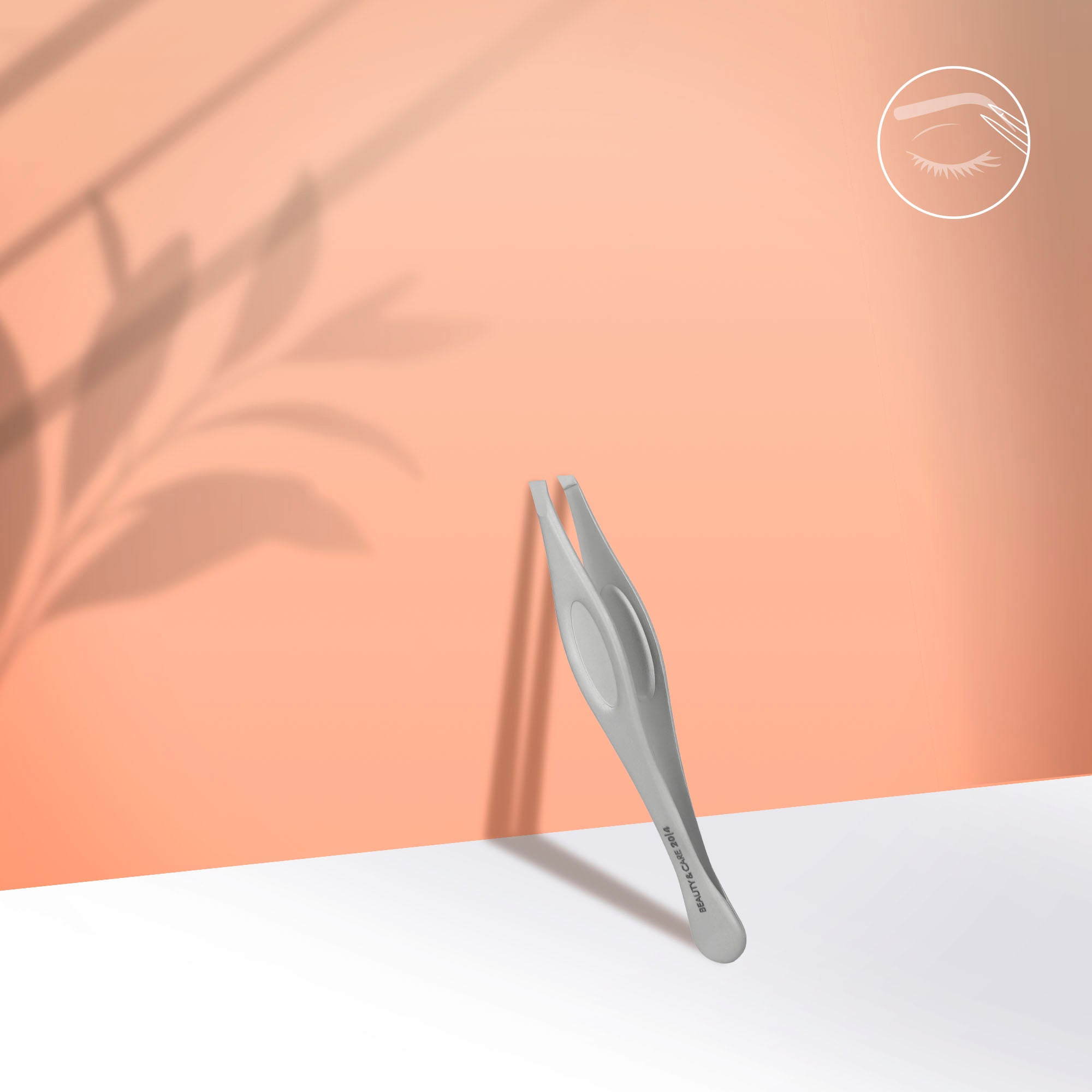 Eyebrow tweezers BEAUTY &amp; CARE 20 TYPE 4 (slant) image 0