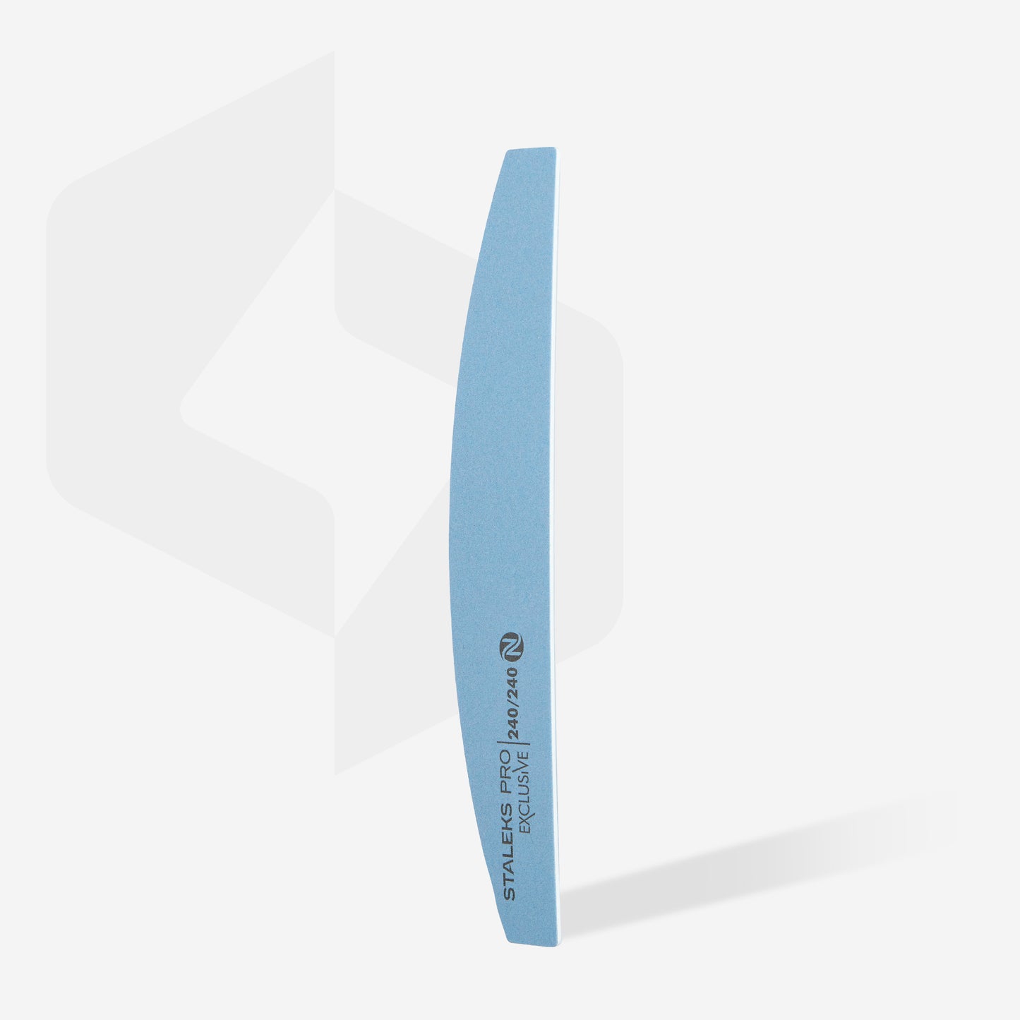 Mineral crescent nail file EXCLUSIVE without foam 240/240 grit