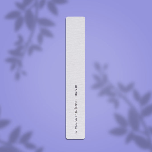 Mineral broad straight nail file EXPERT 180/240 grit