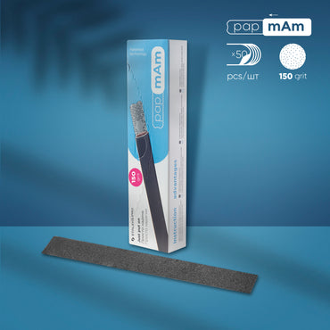 Disposable papmAm files for straight nail file EXPERT 22 150 grit (50 pcs)