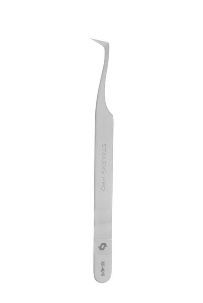 Professional eyelash tweezers EXPERT 41 TYPE 6 (curved tweezers for volume extension,75') image 3
