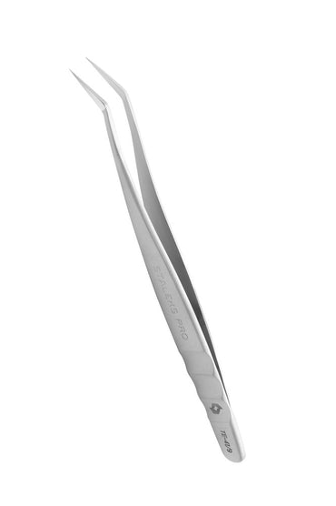 Professional eyelash tweezers EXPERT 41 TYPE 9 (L-shaped,35') image 1
