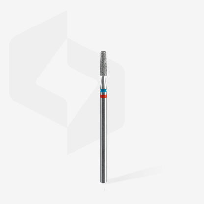 Diamond nail drill bit DUO cone red-blue EXPERT head diameter 2,5 mm / working part 8 mm image 1