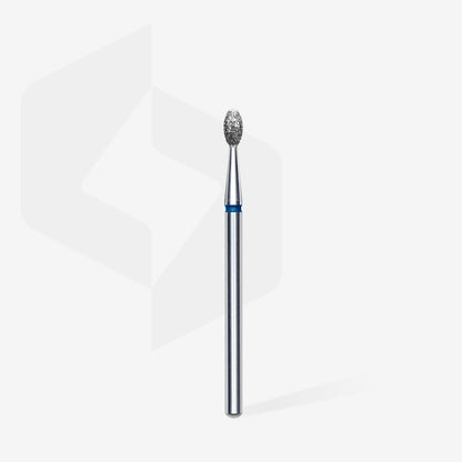 Diamond nail drill bit olive blue EXPERT head diameter 2,5 mm / working part 5 mm image 2