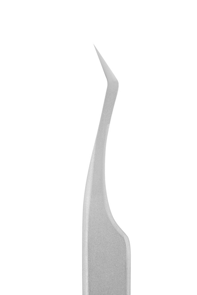 Professional eyelash tweezers EXPERT 41 TYPE 7 (L-shaped,30') image 2