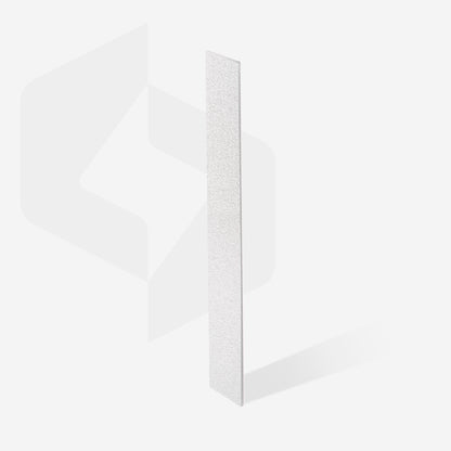 Disposable white files for straight nail file on a soft foam layer EXPERT 20 100 grit (30 pcs) image 1
