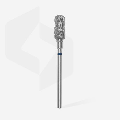 Carbide nail drill bit, rounded safe "cylinder", blue, head diameter 6 mm/ working part 14 mm image 1