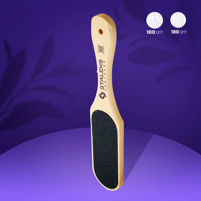 Wooden pedicure foot file BEAUTY & CARE 10 TYPE 1 (100/180) image 0