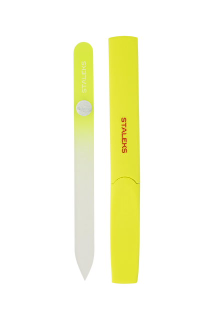Nail file glass in plastic case BEAUTY &amp; CARE 13 128 mm image 0