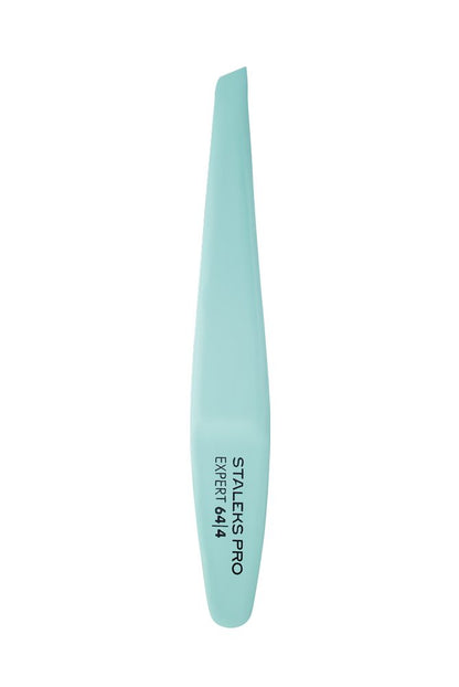 Eyebrow tweezers EXPERT 64 TYPE 4 (slant, blue) image 3