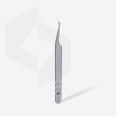 Professional eyelash tweezers with fiber tips EXPERT 45 TYPE 8 (mini L) image 1