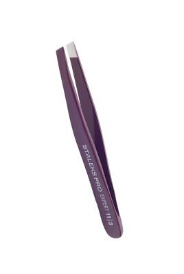 Eyebrow tweezers EXPERT 11 TYPE 3 (wide slant) purple colour image 1