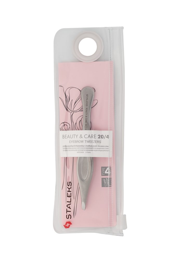 Eyebrow tweezers BEAUTY &amp; CARE 20 TYPE 4 (slant) image 4