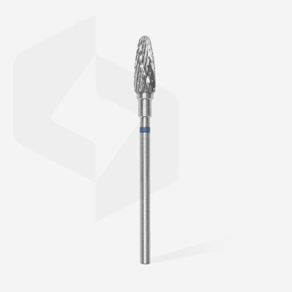 Carbide nail drill bit, "corn", blue, head diameter 5 mm/ working part 13 mm image 1