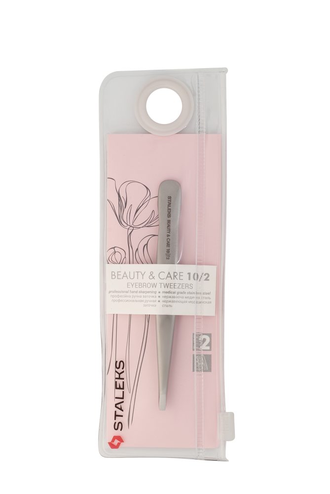 Eyebrow tweezers BEAUTY &amp; CARE 10 TYPE 2 (straight) image 4