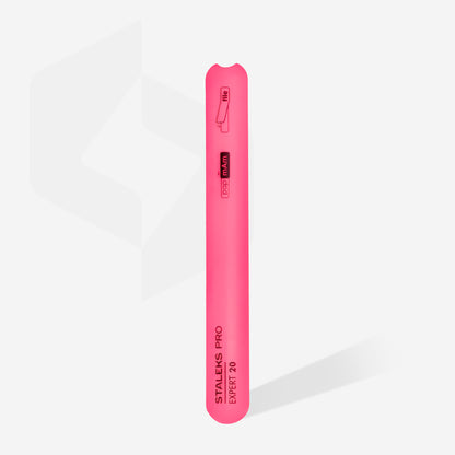 Beveled plastic nail file, straight (base) EXPERT 20 image 1