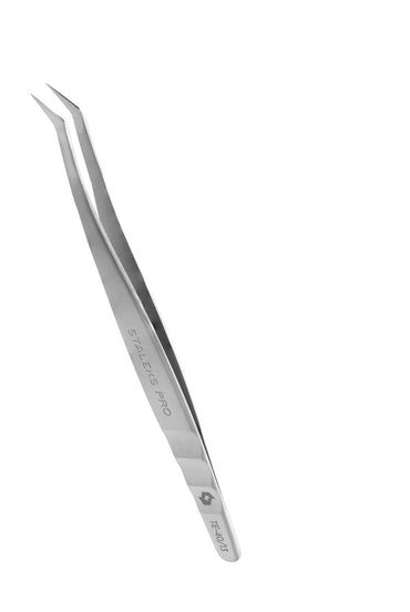Professional eyelash tweezers EXPERT 40 TYPE 13 (L-shaped,40') image 1
