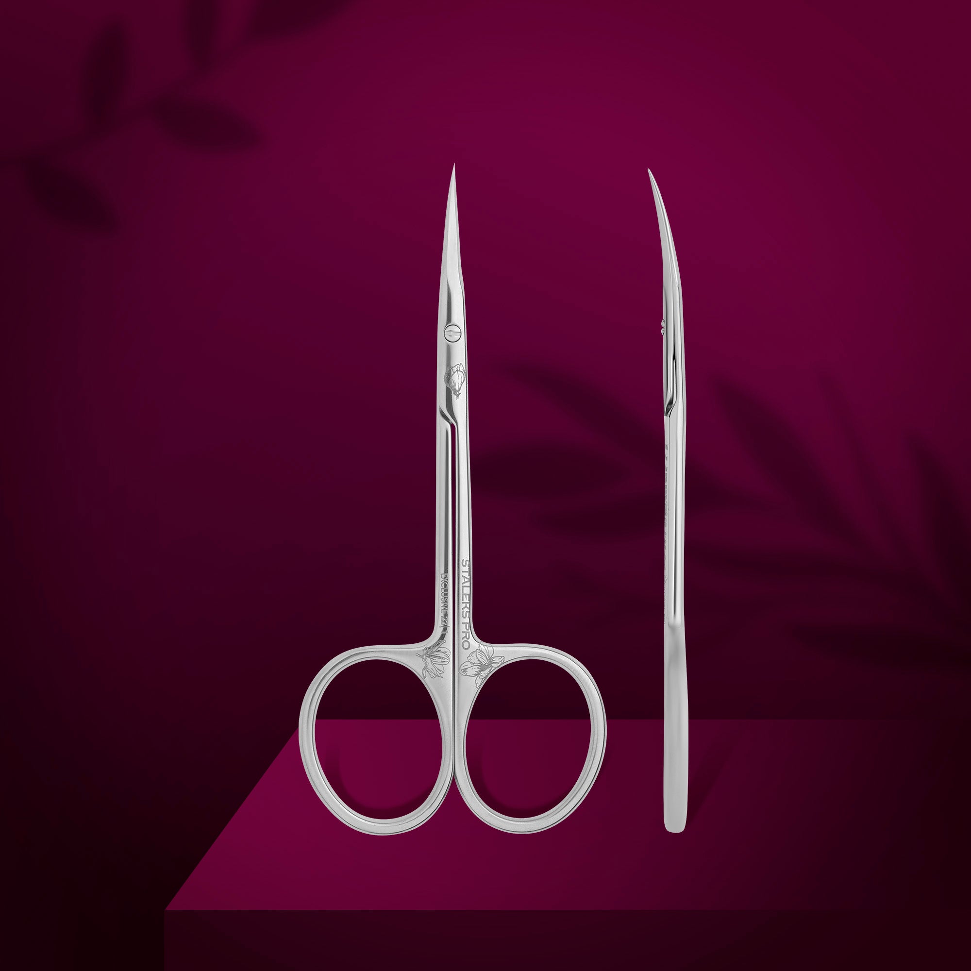 Professional cuticle scissors EXCLUSIVE 22 TYPE 1 (Magnolia) image 0