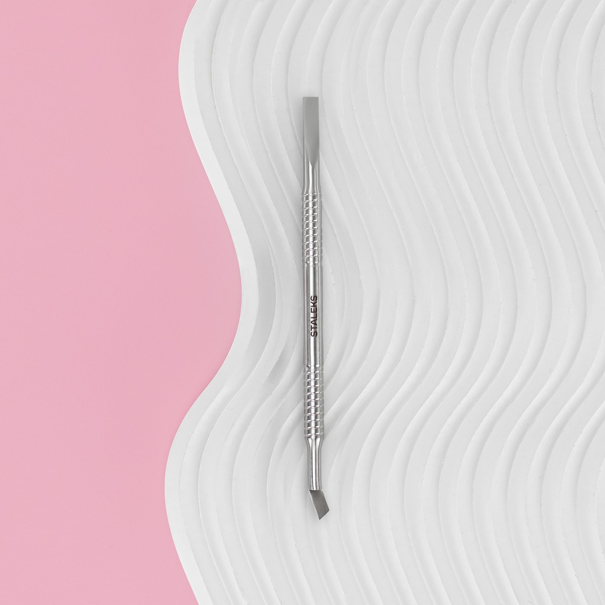 Cuticle pusher BEAUTY &amp; CARE 40 TYPE 1 (rectangular pusher and blade) image 0