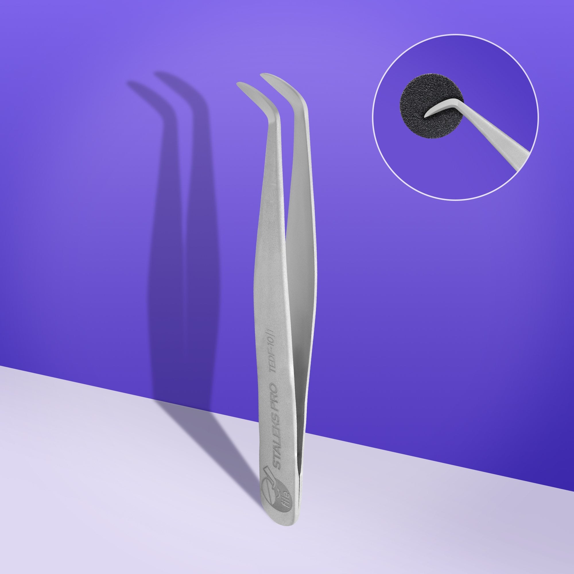 Tweezers for work with disposable files image 0